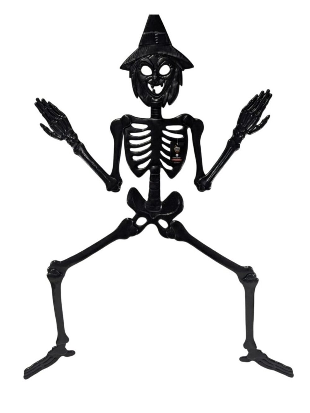 Set of 2 60-Inch Witch Skeleton Halloween Hanging Decor New